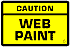 caution web paint